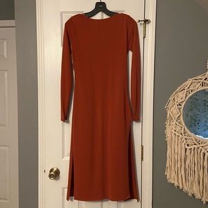 Reddish brown contemporary dance costume